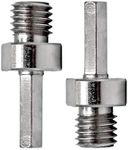 BRSCHNITT Core Drill Bit Arbor Adapter, 2pcs 5/8"-11 Thread to 3/8" Hex Shank for Threaded Diamond Hole Saw Core Drill Bit