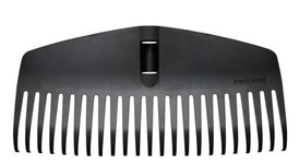 Fiskars Leaf Rake with M-Head - New Item as Replacement for 1014914, black, 1063089