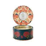 VEEDAA Fresh Mogra 3 Wick Tin Soy Wax Blend Scented Candle (Burns 40 Hours)