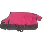 TGW RIDING Comfitec Essential Standard Neck Horse Turnout Sheet 1200D Waterproof and Breathable Horse Rain Sheet More Colors Lite (82”, Hot Pink)