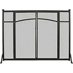 Flat Panel Fireplace Screen with Do