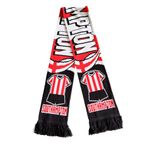 Southampton FC | Soccer Fan Scarf | Premium Acrylic Knit, Black and Red, Large