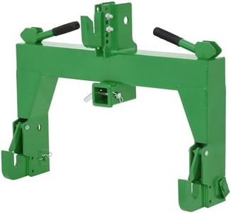 Garvee 3-Point Quick Hitch Category 1 Tractor Implement Adaption, No Bushings Required, Red Powder Coat, 2000 Lb Lift Capacity
