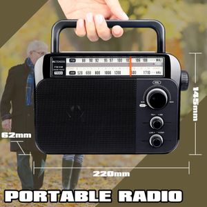 Retekess TR604 Portable AM/FM Radio – Black