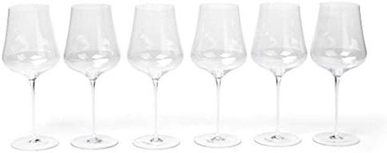 Gabriel-Glas - Set of 6 - Mouth-Blown Austrian Crystal Wine Glass - Gold Edition