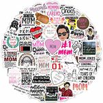 100 Pcs Funny Mom Stickers for Wate