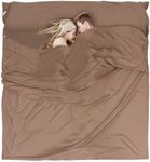 JAICOM Sleeping Bag Liner - Travel Sheet & Adult Sleep Sack, Lightweight Double Travel Sheet Camping Sheets for Backpacking, Hotels & Hostels, Outdoor