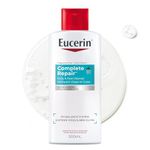Eucerin Complete Repair Body and Face Cleanser for Dry Skin, Fragrance Free and Soap Free Body Wash, 500 mL