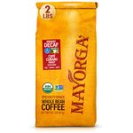 Mayorga Organics Swiss Water Decaf Café Cubano Roast, 2lb Bag, Dark Roast Whole Arabica Bean Coffee, Specialty-Grade, USDA Organic, Non-GMO Verified, Direct Trade, Kosher