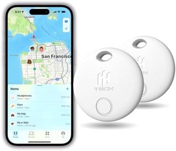 HH-Tech Smart Tag for Apple iOS Devices, Key Tracker, Item Finder, Replaceable Battery, Easily Track Your Wallet, Bag, Suitcase, and More Worldwide with The iPhone Find My App