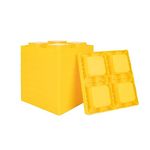 Camco Heavy Duty Leveling Blocks, Ideal For Leveling Single and Dual Wheels, Hydraulic Jacks, Tongue Jacks and Tandem Axles (10 pack, Frustration-Free Packaging)