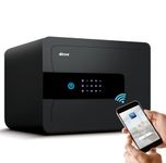 Ozone 30L Biometric Wi-Fi Safe Locker for Home & Office | 4-Way Unlock (Fingerprint, App, Password, Emergency Key) | OzoLife App | Auto-Freeze | Internal LED | Alloy Steel | 2-Year Warranty