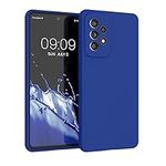 kwmobile Case Compatible with Samsung Galaxy A53 5G Case - TPU Silicone Phone Cover with Soft Finish - Baltic Blue