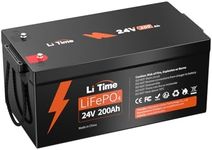 Litime 24V 200Ah Lithium Battery, 5