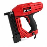 Lumberjack Heavy Duty Brad Nailer, Electric Nail Gun Stapler NS18G for DIY Project of Upholstery, Carpentry, Woodworking, Carpet, Wood Framing, Including Staples and Nails