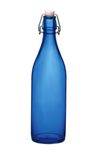 Bormioli Rocco Giara Bottle, 33.75-Ounce, Blue