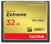 SanDisk Extreme SDCFXSB-032G-G46 32GB CompactFlash Memory Card