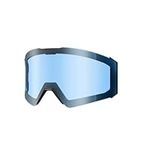 Outdoormaster Falcon kid Replacement Ski Goggle Lens,Anti-Fog Cylindrical Snowboard Lenses with Magnetic& Clip Locking System