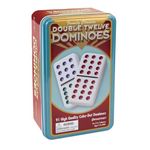 Pressman Double 12 Color Dot Dominos In A Tin