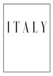 Italy: A white decorative book for 