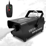 VIRFUN Automatic Fog Machine, Smoke Machine with Wired Remote Control for Parties Halloween Wedding and Stage Effect, 500W and 500ml Tank