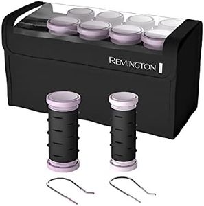 Remington H1015 Compact Ceramic Worldwide Voltage Hair Setter & Rollers, 1-1 ¼" Purple/Black, Original Version, 10 Piece Set