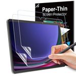 MoKo 2 Pack Paper Screen Protector for Samsung Galaxy Tab S9 FE 5G 2023/Tab S9 2023/Tab S8 2022/Tab S7 2020, Paper Feeling for Writing Anti-Glare Galaxy Tab S9 FE Screen Protector fit for S-Pen, Matte