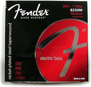 Fender Nickel Plated Bass Guitar Strings, Medium