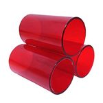 Innovatives Fish Tank Shelter Tube Aquarium Pipe Cave Hide Breeding Tube (Large, Dia.-8 cm) Pack of 3 (Random Colour as per Availability)