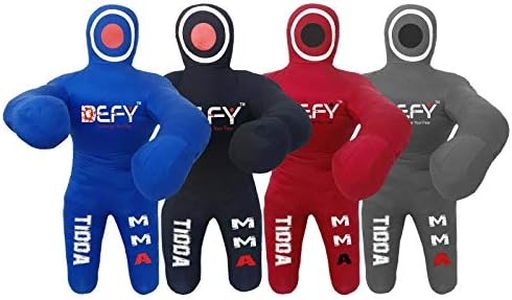 DEFY Tomie 6.1™ Brazilian Jiu Jitsu 100cm Kids Grappling Dummy Thick Grade Canvas MMA Wrestling Judo (Black)