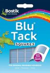 Bostik Blu Tack Squares, Multipurpose Reusable Adhesive, Clean, Safe & Easy to Use, Non-Toxic, 45g