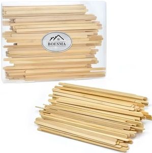 Bamboo Coffee Stirrers in Storage Box, 180 Count of Disposable Coffee Stir Sticks - Stir Sticks For Coffee Bar 7 Inch, Stir Sticks with Smooth End, Coffee Stirs for Coffee, Cocktail, Hot Drinks