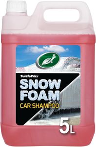 Turtle Wax Snow Foam Car Shampoo 5L – Thick, PH Balanced, Cherry Scent, Streak-Free