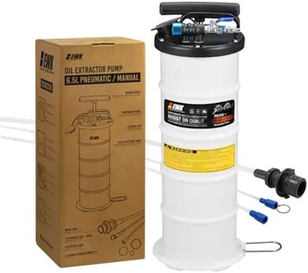 EWK Patented 6.5L Pneumatic/Manual Oil Extractor Change Pump for Automotive Fluids Vacuum Evacuation