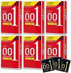 Japan Okamoto 001 0.01 mm Thinnest Condoms Large Size 3 Pieces x6 boxes (Total 18 pcs)