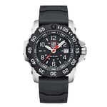 Luminox Silicone Sea Date Analog Dial Color Black Men Watch - Xs.3251.Cb, Black Band