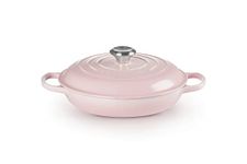 Le Creuset Evo Shallow Casserole 26 cm- Shell Pink