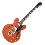 Hartwood Revival Semi Acoustic Guitar with Vibrato Orange