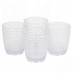 Cambridge CM07654EU7 Fete 4-Piece Drinking Tumblers – BPA-Free Plastic Drinking Glasses, Reusable Clear Acrylic Cups for Outdoor/Garden Dining & Picnics, Holiday Homes, Camping, Parties, Clear