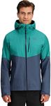 Outdoor Research Men’s Foray II Jacket – Waterproof & Windproof Hooded Rain Coat, Tropical/Dawn, XXL