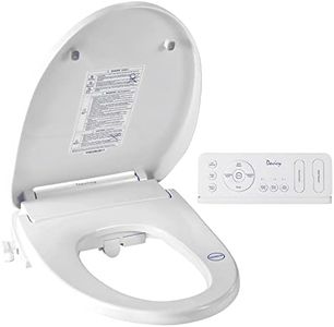 Davivy Bidet Toilet Seat,Smart Bidet Seat,Electric Bidet Toilet Seat,Bidet Seat Elongated,Bidet Heated Seat - Warm Water,Remote Control,Warm Air Dryer,Adjustable Water Pressure,Easy to Install