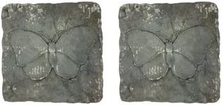 Athens Butterfly Stepping Stones, Cypress, Pack of 2