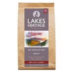 Lakes Heritage 50% Premium Beef & Carrot, Grain-Free Dog Food, Omega 3 Supplement, Supports Digestive Health 2KG