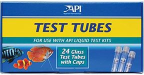 API Replacement Test Tubes with Caps for Any Aquarium Test Kit Including Freshwater Master Test Kit 24Count Box, 32