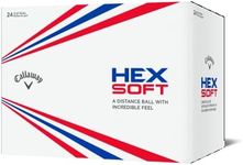 Hex Soft Golf Balls, White (Pack of