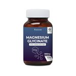 ZeroHarm Magnesium Glycinate 120 Capsules |1360mg Magnesium Supplements for Muscle Support & Nerve function | Regulate blood sugar levels & Blood pressure| Improves sleep cycle | Promotes Brain health