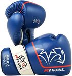 Rival Boxing RS2V 2.0 Super Pro Hook and Loop Sparring Gloves - 16 oz. - Blue