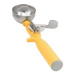 Vollrath 1-5/8 oz Stainless Steel Disher - Size 20,Yellow