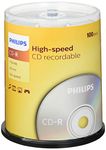 Philips CD-R 80MIN Blank Discs x 100 (700MB 52x Speed)