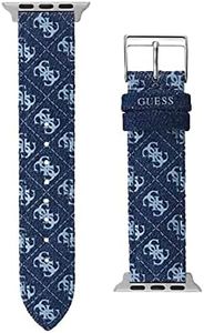 GUESS Cinturino per smartwatch da donna compatibile con Apple Watch (38-40 mm), Blu scuro, Moderno